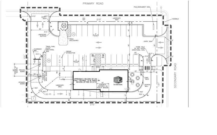 site plan Jack-in-the-box - CREHQ